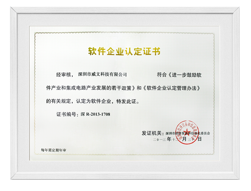 Qualification Certificate - Software Enterprise Certification Certificate